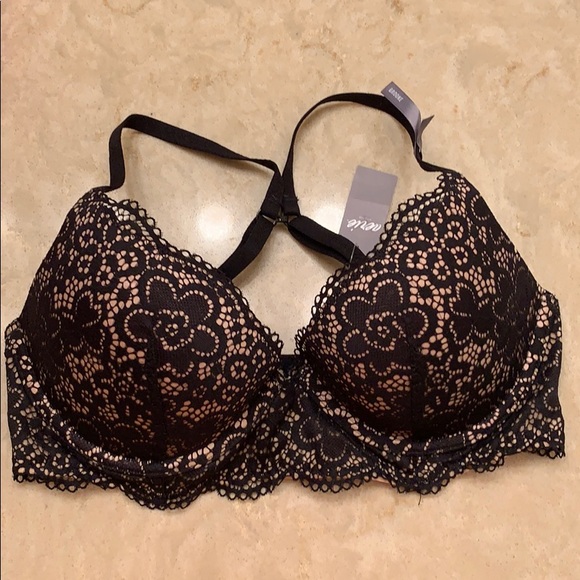 aerie Other - aerie brooke black lace plunge bra